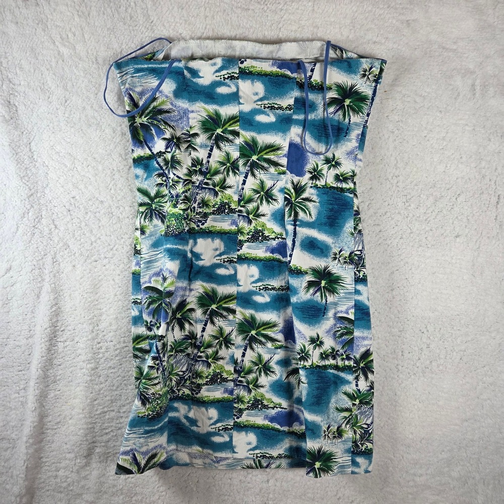 City Triangles Tropical Palm Tree Beach Strapless Mini Dress Size 11